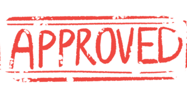 The word APPROVED reads as a stamp.