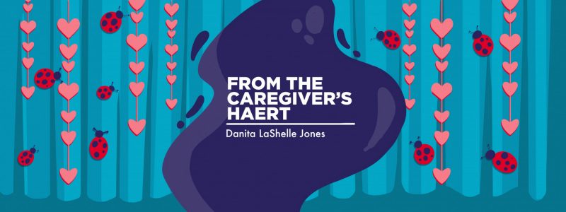 patient's rights | Angioedema News | banner image for Danita LaShelle Jones' column, "From the Caregiver's Heart," depicting a blue wave with rows of hearts flanking it on both sides
