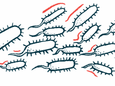 An illustration showing bacteria.