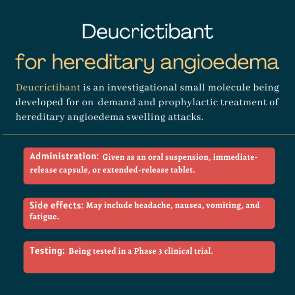 Deucrictibant for AED