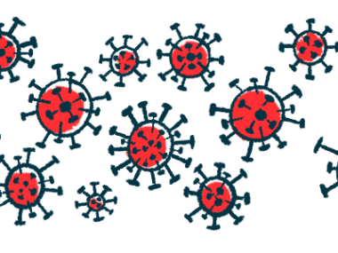 An illustration of sphere-shaped bacteria.